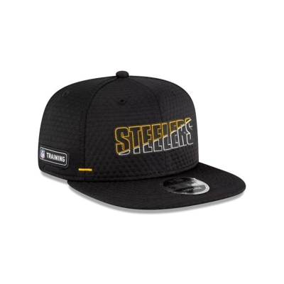 Pittsburgh Steelers Gorra | New Era NFL Official Summer Sideline 9fifty Snapback Cap Mexico - Negros